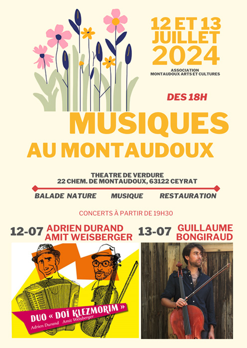 Juillet : Musiques au&nbsp;Montaudoux